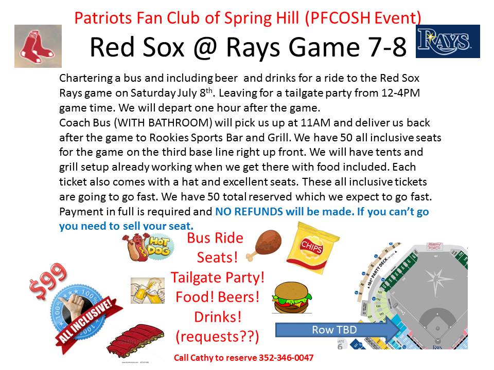Red sox tailgate party 7 8