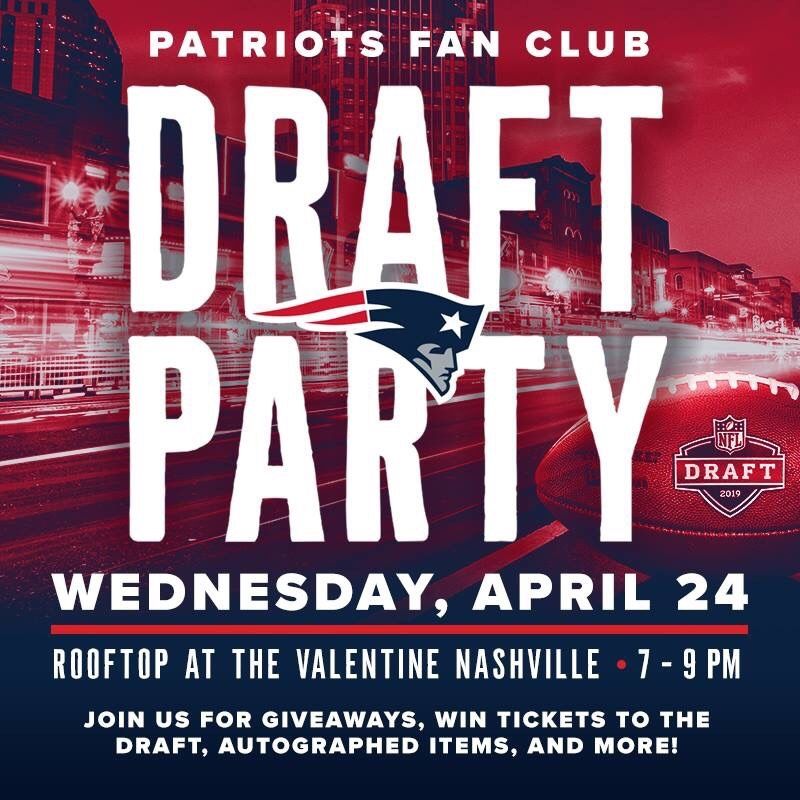Nashville pats draft party