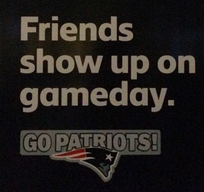 Patriots game day bud
